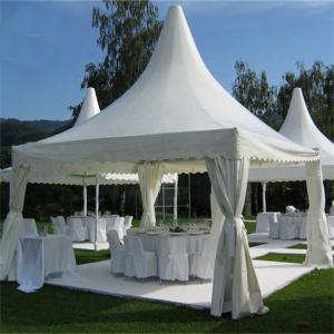 Arabian Style Pagoda Event Tent Canvas Hexagon Gazebo White SGS