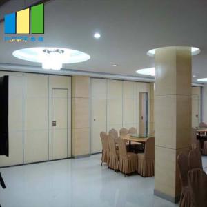 Collapsible Moving Wooden Sliding Folding Door Partition Wall For Banquet Hall