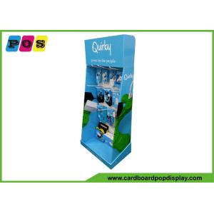 MDF Peg Board Cardboard Pop Displays Floor Standing For Flexible Power Strip