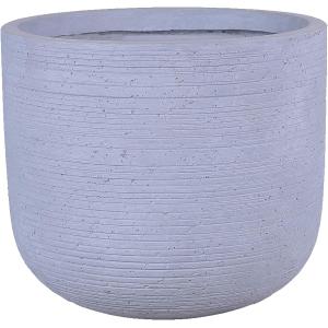 Grey Mottle Lightweight Tall Oval Concrete Planter Pots | Unique Design |