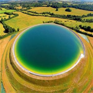 China Chemical Resistant Hdpe Geomembrane for Fish Farm Pond Liner on sale