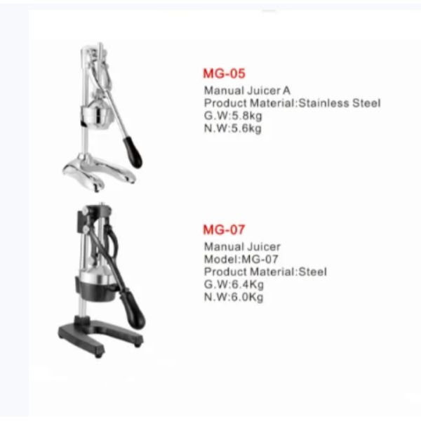 Commercial Hand Press Manual Fruit Juicer For Citrus Lemon Orange Pomegranate