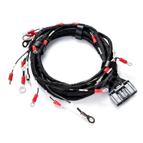 Quality ODM OEM black battery wire harness with good temperature acquisition wholesale