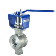 China Manual Segmented Ball Control Valve Reduce Bore Integral Body Design on sale