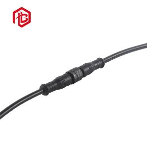 8A Current Rating PVC / Nylon IP68 M12 Waterproof Connector For Marine