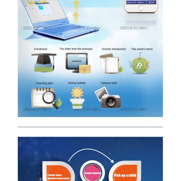 21.5 Inch School Digital Signage monitor with camera / android system all in one PC