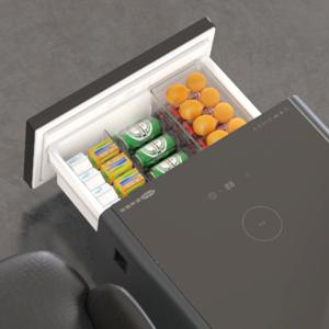 Modern Design Style Nightstand Mini Side Table Refrigerator for Living Room