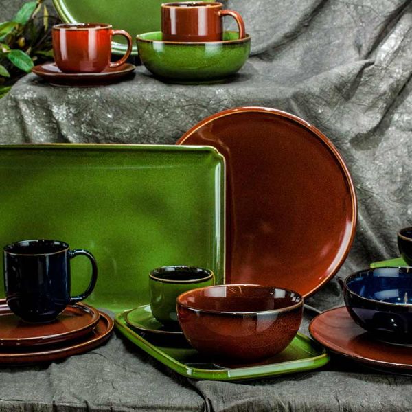 Ceramic Glaze Tableware Sets For Restaurant Home Banquet