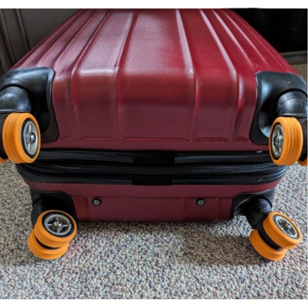 Moulding Processing Service Silicone Luggage Suitcase Wheels Cover for Trolley Case