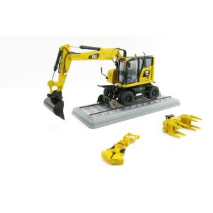DM 1:50 CAT M323F Multifunctional Railway Wheeled Excavator Alloy Model 85661