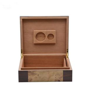 High Gloss Luxury Spanish Cedar Cigar Box With Humidity Regulation