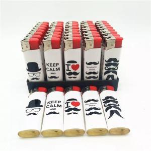 Customized Request Electric Cigarette Gas Lighters with Skull Design and
