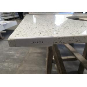 Meduim Grain Solid Surface Quartz Countertops , Commecial Quartz Composite