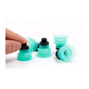 China Custom Bellows Type Silicone Rubber Vacuum Suction Cups on sale