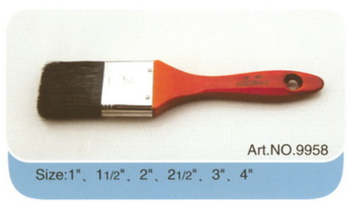 Chinese bristle plastic or wooden handle pure bristle high quality paint brush