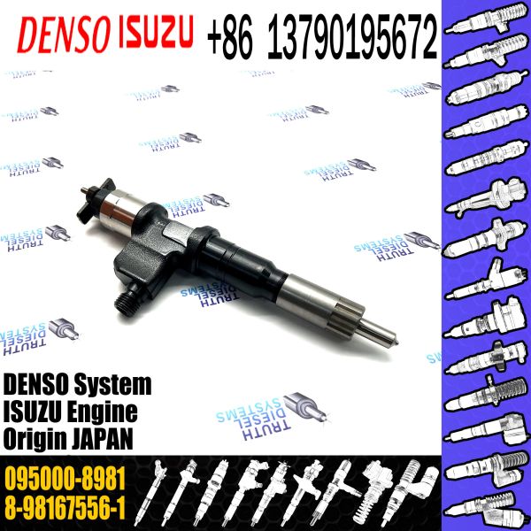 Quality Genuine 0950008981 8-98167556-1 095000-5511 New Diesel Common Rail Fuel Injector 095000-8981 wholesale