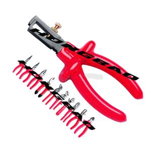 7 8 "1000V Insulated Dipped Handle Long Nose Pliers CR-V 1000 V AC Electrical