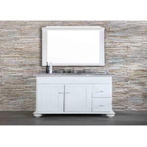 China Anti Microbial Solid Surface Vanity Tops Easy Cleaning High End Bathroom Decor on sale