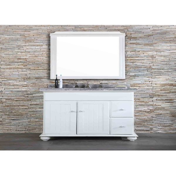 Quality Granite Custom Bathroom Countertop Long Durability White Extraordinary Design wholesale