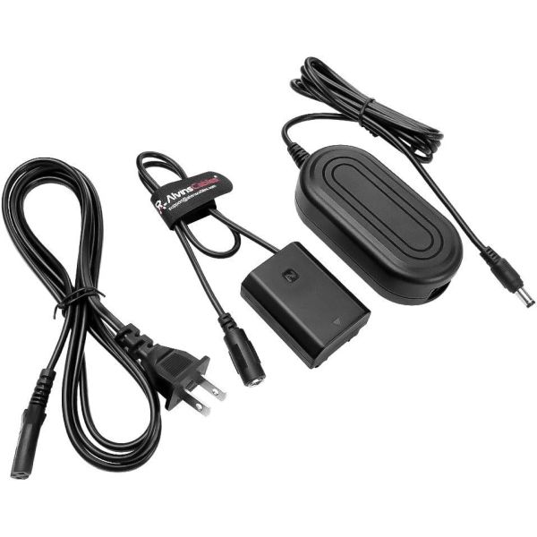 Alvin's NP-FZ100 Dummy Battery AC Adapter Kit for Sony Cameras – Compatible with