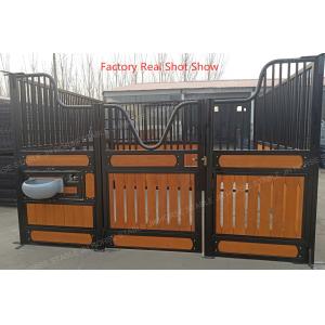 Bamboo Black Powder Coating Horse Stable Partitions