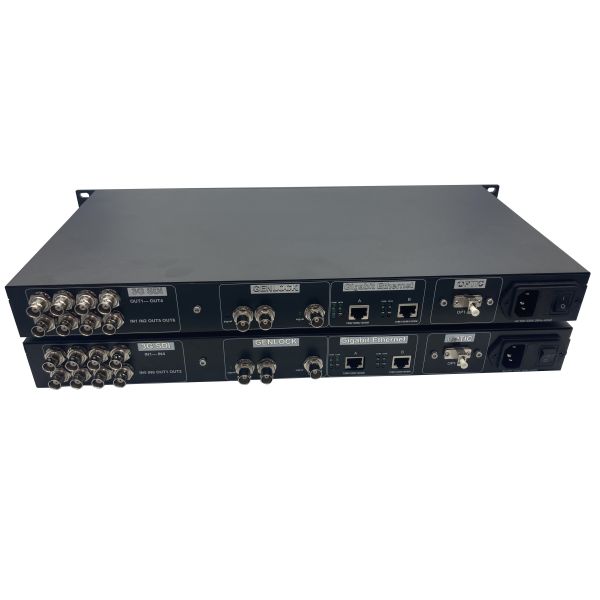 Quality broadcast quality 12G-SDI Converter over optical fiber with Genlock SYNC function wholesale