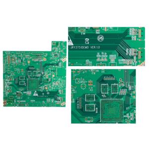 Green 1.6mm fr4 pcb board Immersion Gold TG 170 double layer pcb