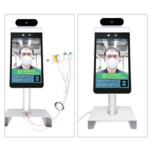 8 Inch Android Terminal With Facial Recognition And Body Temperature Testing For