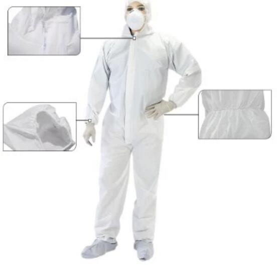 General Isolation Disposable Protective Clothing SMS Non Wovens Non Sterile