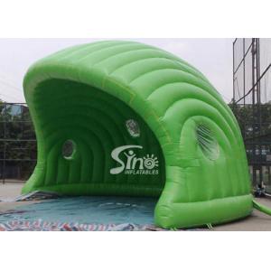 30 x 21 ft half moon display promotion green inflatable tent made of best pvc