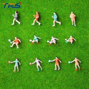 1:100 scale architectural model color sport figures 2cm for outdoor exercise
