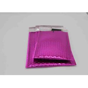 Shiny Foil Bubble Wrap Envelopes 8 * 6 Metallic For Shipping High Value Items