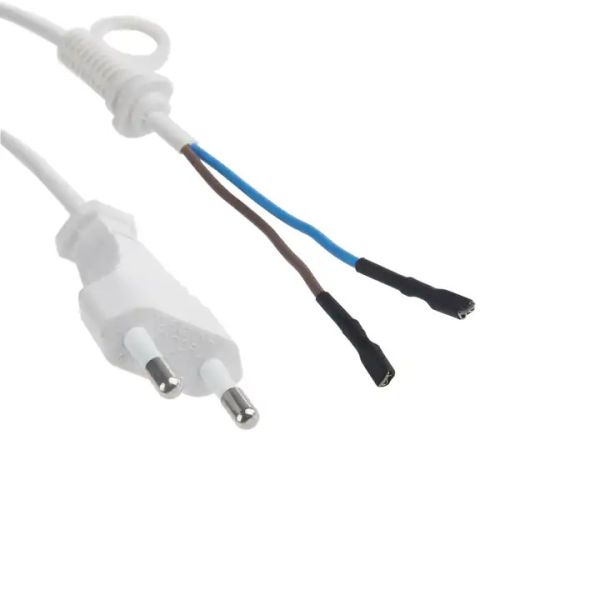 High Quality KC Approved Korean Standard K01 2 Pin Plug Electric Supply dyer extension ac power cord Cable Production