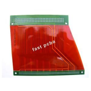 Cheap Red PI, 0.15MM 1 Layer FPC Flexible PCB Assembly With UL Certification for sale