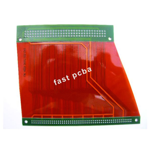 Red PI, 0.15MM 1 Layer FPC Flexible PCB Assembly With UL Certification