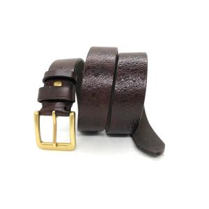 China 40mm Mens Casual Leather Belt With Alloy Pin Buckle on sale