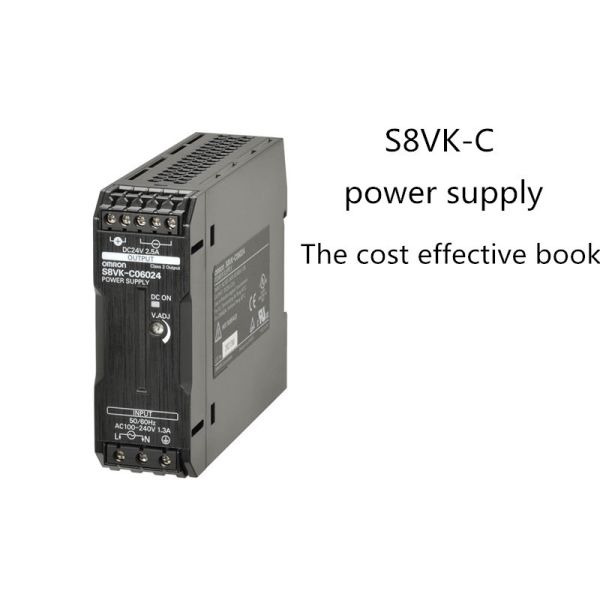 Quality Book Type Power Supply Omron Lite 60W 24VDC 2.5A DIN Rail Mounting S8VK-C06024 wholesale
