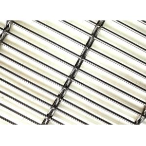 Ss 316 Flexible Cable Architectural Metal Mesh Facade Using 67% Opening