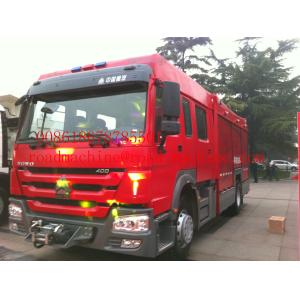 China Sinotruk Howo 6m3 Fire Fighting Trucks With Foam Water Tank 4x2 ZZ1167M4617C on sale