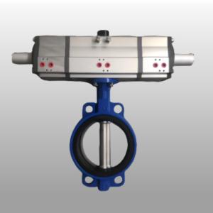 3 Position Pneumatic Rotary Actuator Double Acting Aluminum 3 Way Valve Actuator