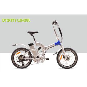 China 36V 250W Folding Electric Bike Full Suspension EN15194 With Shimano Derailleur on sale