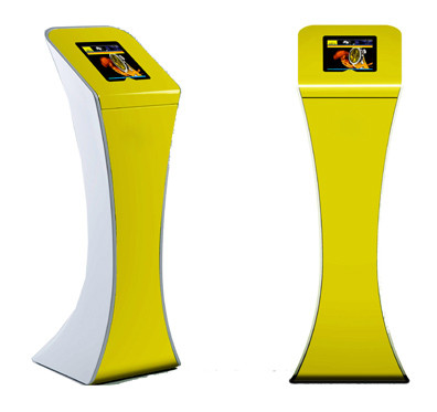 Quality Rugged Steel Frame Ipad Touch Screen Kiosk Building / Shopping Hall Application wholesale