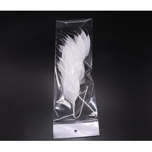 Dyed Pattern Goose Feather Flower Mount with Wire Accessory Durable Construction