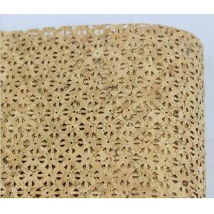 Whosale Price 1.4m Width Hollow Cork Fabric style by Yard in Nature Color for