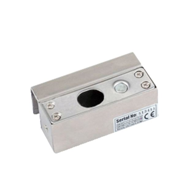 Small L Type Bolt Lock Brackets Aluminum Frameless Glass