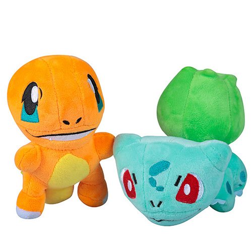 Surface Washable Cute Stuffed Animals For Toddlers Green / Orange Color