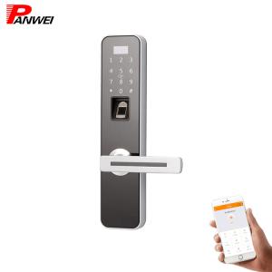 Cheap Remote Control APP Door Lock /Fingerprint Scanner Door Lock Support Mobile Bluetooth Application For Apartment for sale