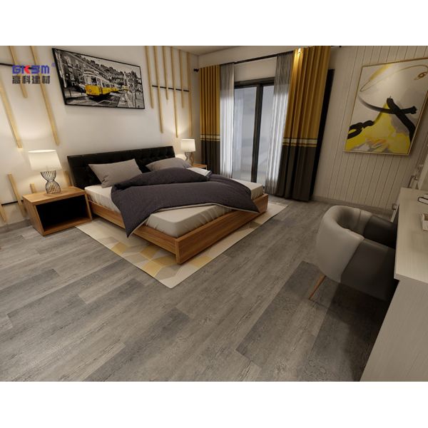 Eco Friendly SPC Flooring 4mm Waterproof Nostalgic Gray Oak GKBM Greenpy SY-W1009