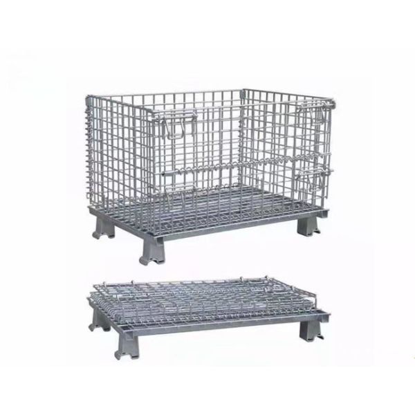 50 * 50 Hot Dip Galvanized Metal Pallet Cage Multifunctional Storage Frame