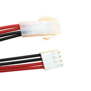 Electronic Crimping Custom Wire Harness With White Molex 3.96mm Pitch Connector